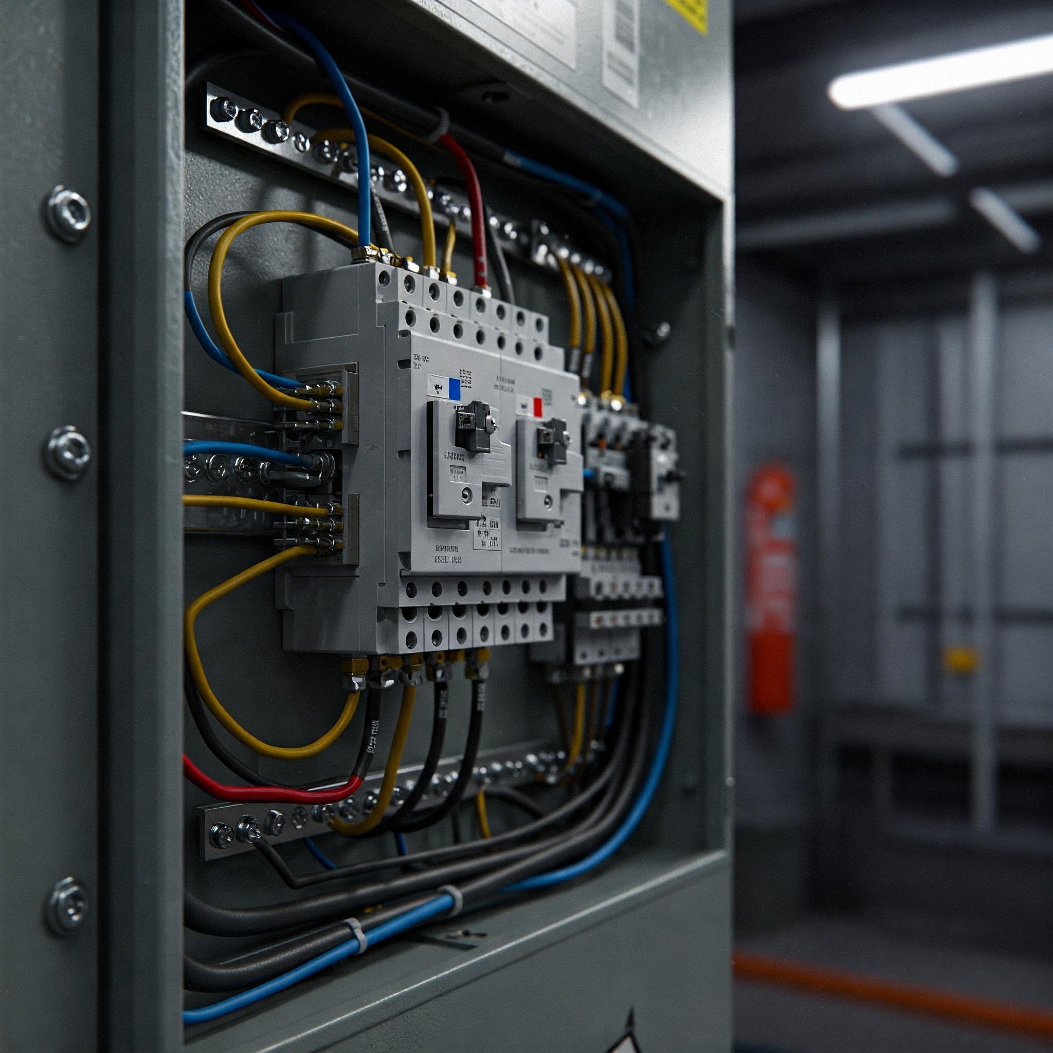 A switchgear system used for controlling, protecting, and isolating electrical circuits in industrial and commercial installations