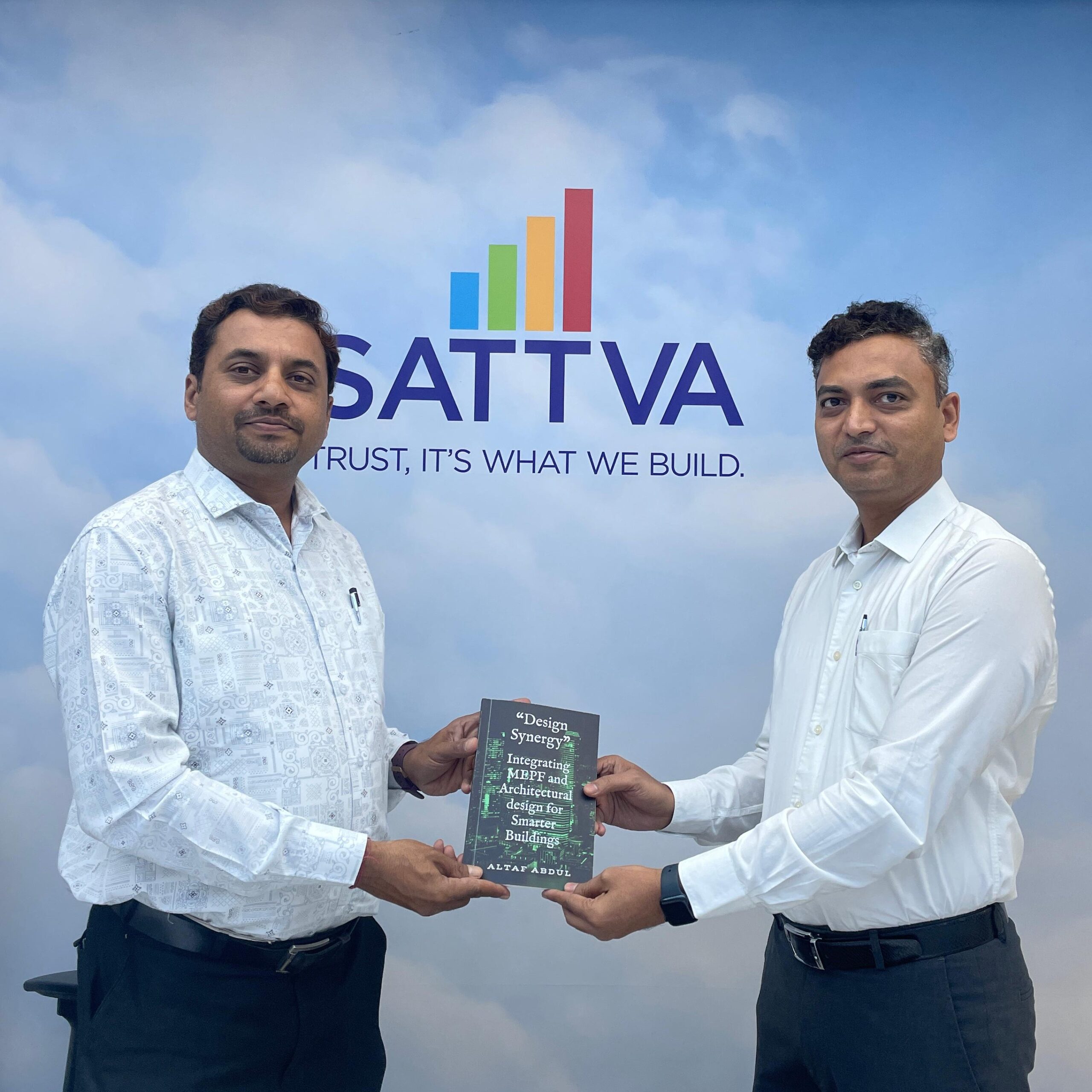 Book presentation to Mr. Bhadresh