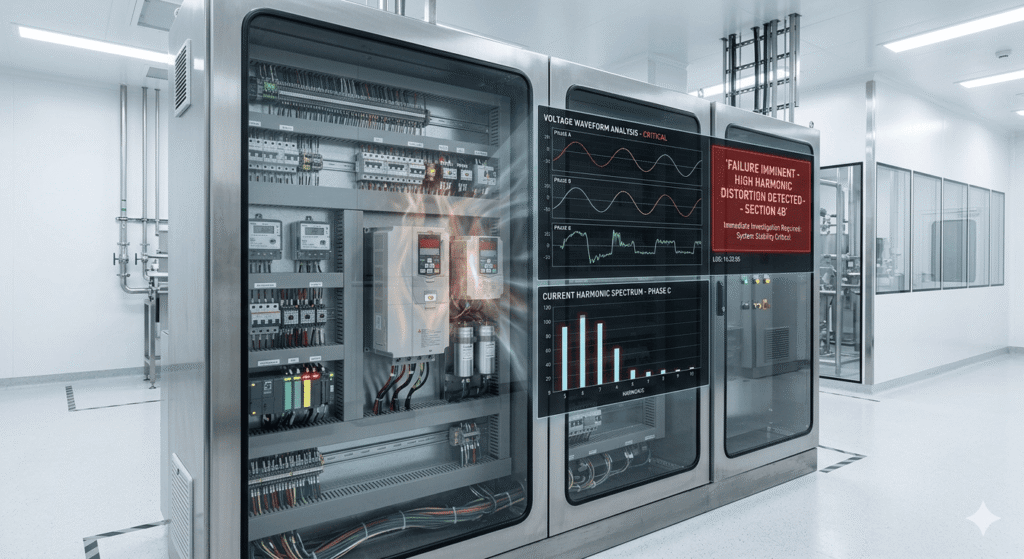 Preventing catastrophic harmonic distortion in pharma cleanroom MEP design is vital. Unseen power quality issues compromise redundancy, leading to costly downtime. Learn how A-Square's advanced MEP strategies safeguard critical operations and ensure compliance.