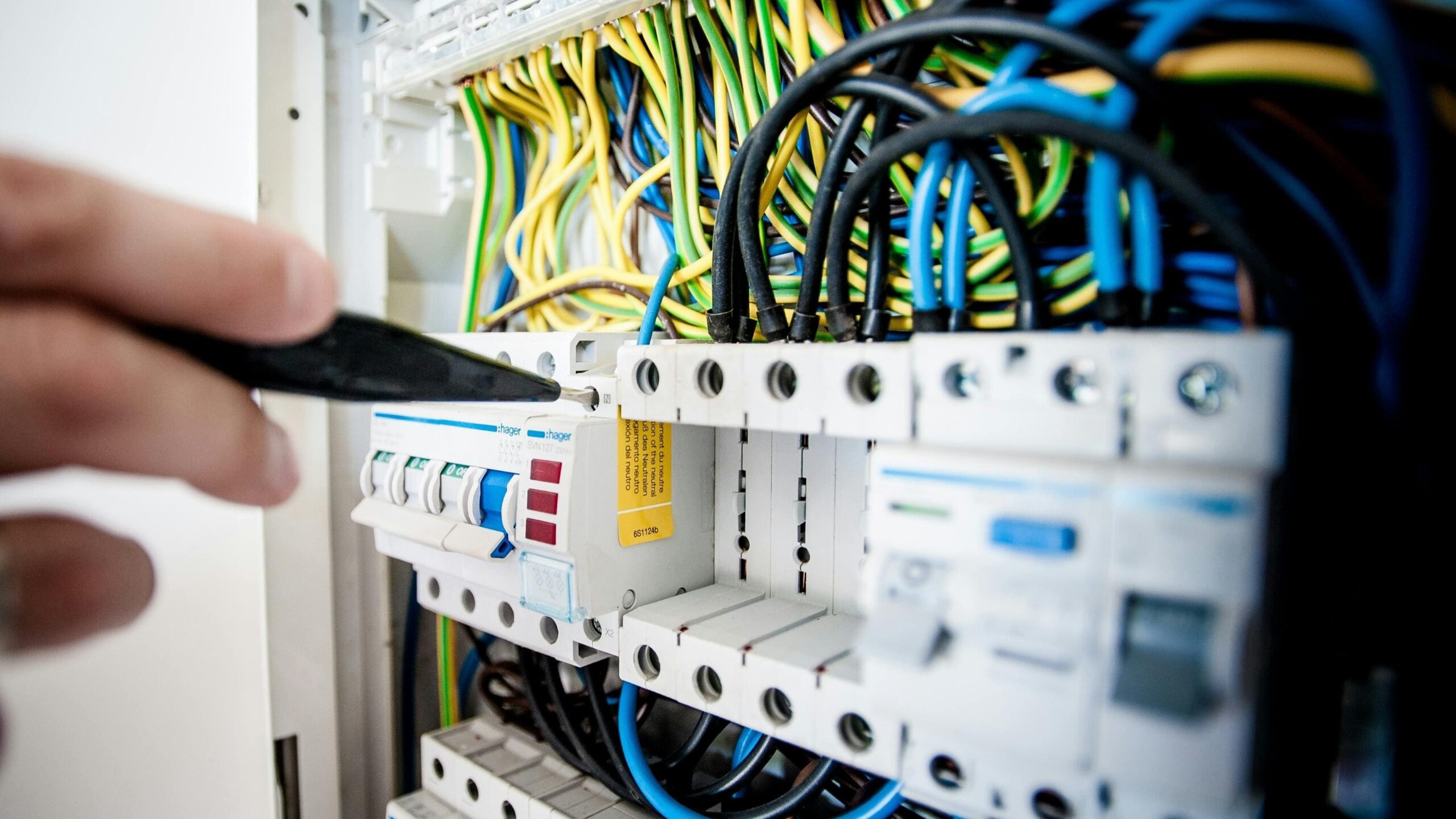Industrial power management system design and electrical distribution panel by A-Square Group.